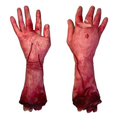 TOYANDONA Realistic Gory Human Arm Hand 2pcs…