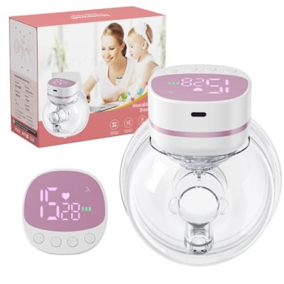 Wearable Breast Pumps Hands Free, Leak-Proof…
