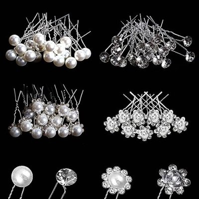 Pearl & Crystal Hair Pins