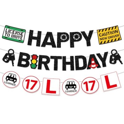 Learner Driver Birthday Decorations