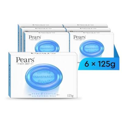 Pears Natural Soap Bar with Mint Extracts