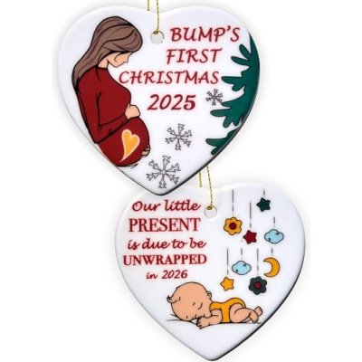 Heart's Sign Christmas Bauble