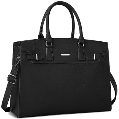 KTMOUW Leather Laptop Bag