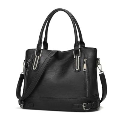 VINBAGGE Leather Top-Handle Bag