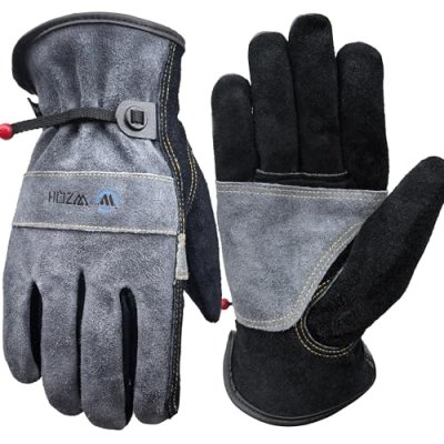 WZQH Leather Work Gloves