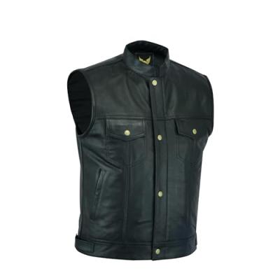 Leatherick Men's Biker Vest