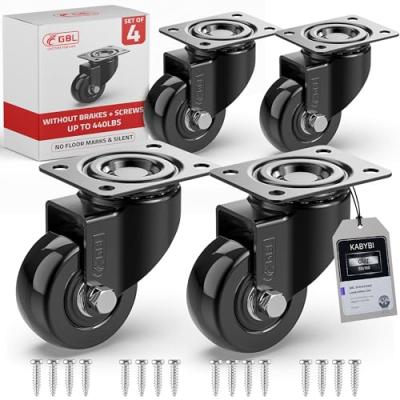 GBL Heavy Duty Castor Wheels - Pack of 4