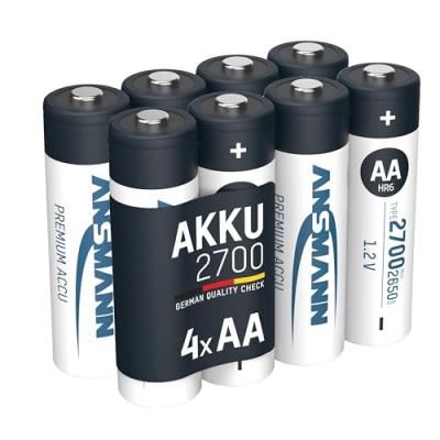 ANSMANN Rechargeable Batteries 2700mAh NiMH AA Type