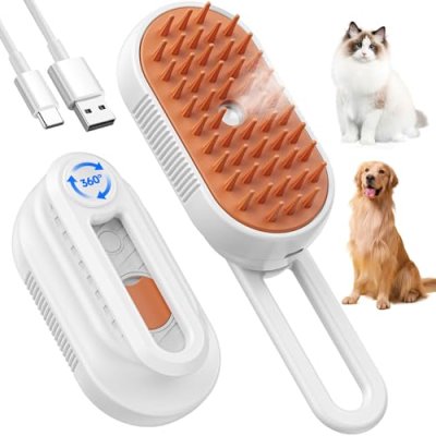 Rechargeable Steam Pet Brush