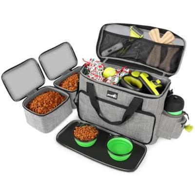 Pecute Dog Travel Bag with Multi-Function Pockets