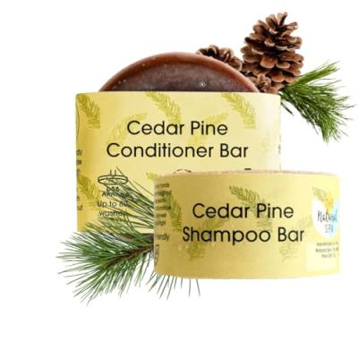 Cedar & Pine Shampoo & Conditioner Bar Set