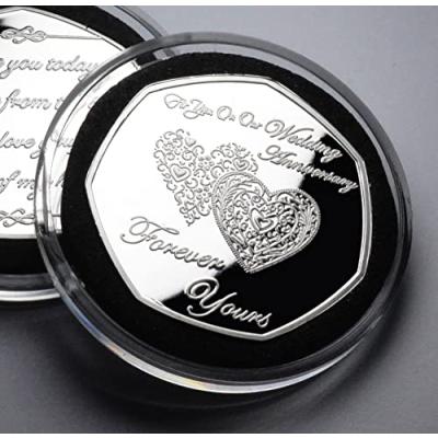 Wedding Anniversary Silver Commemorative