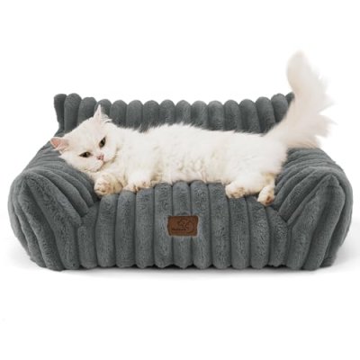 Bedsure Washable Cat Sofa Bed - 61x46x25cm Large…