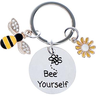 ZARAMI Bee and Flower Keyring for Women