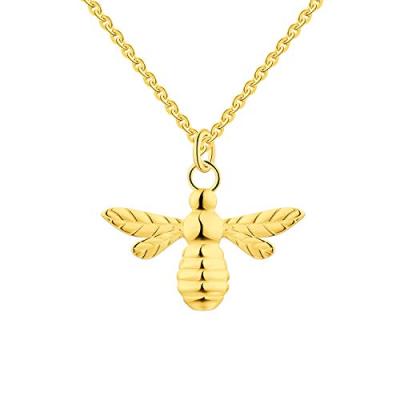 FJ Bee Silver Pendant Necklace