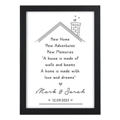 Beecreative Personalised New Home Gifts
