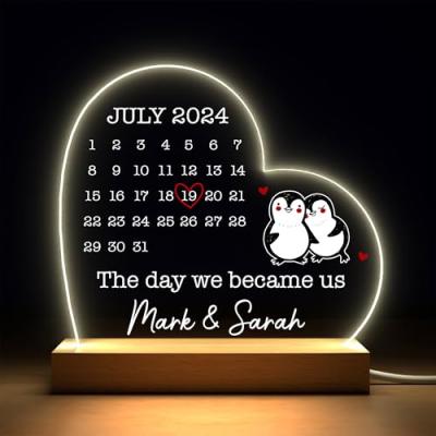 Beecreative LED Night Light Anniversary Gift