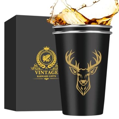 MR.BARWARE Deer Head Beer Cups
