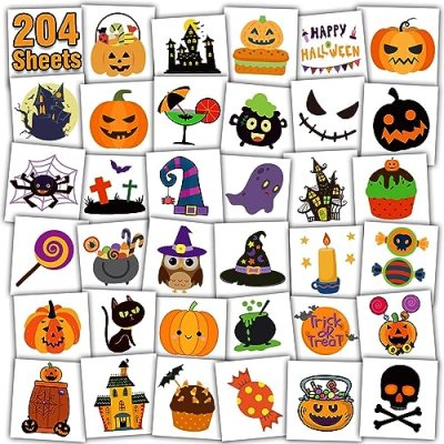 Leesgel Halloween Party Bag Fillers, 204 Sheets…