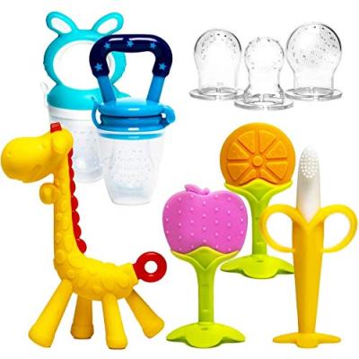HONGTEYA Teething Toys and Fruit Feeders
