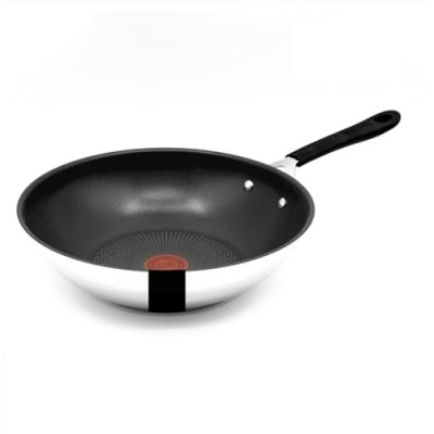 Tefal Jamie Oliver E30 Stainless Steel Wok with…