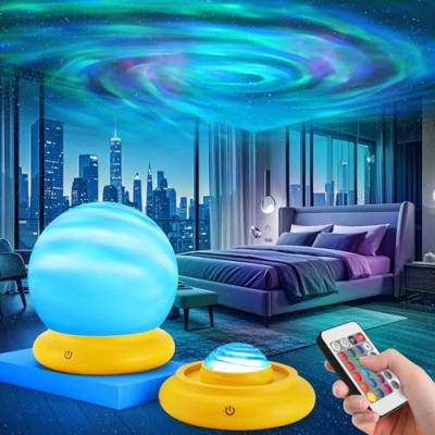 Veidimir Galaxy Projector Night Light & Moon Lamp 2-in-1