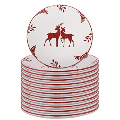 Reindeer & Stag Plate Set
