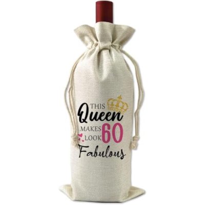 Velenti 60th Birthday Wine Bag