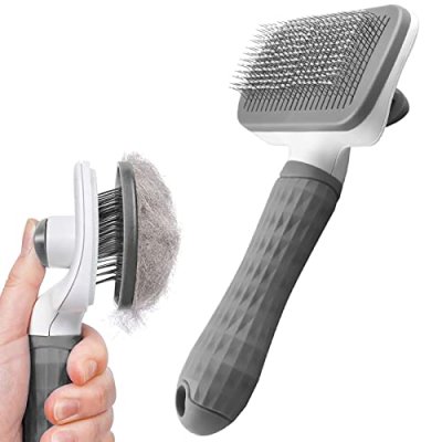 Self-Cleaning Pet Grooming Brush