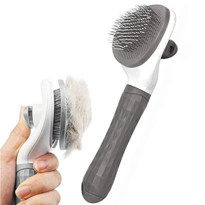 Self-Cleaning Pet Grooming Brush