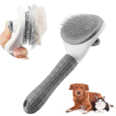 Self-Cleaning Pet Grooming Brush