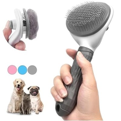 Self-Cleaning Slicker Brush