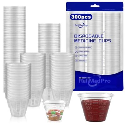 ReliMedPro Medicine Cups