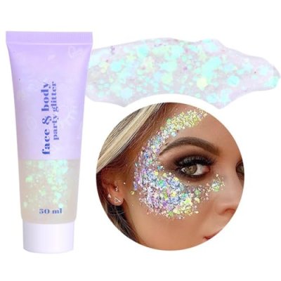 Beliky Girl Body Glitter Gel,50ML Face Glitter…