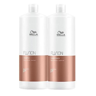 Wella Fusion Shampoo 1000ml + Conditioner 1000ml