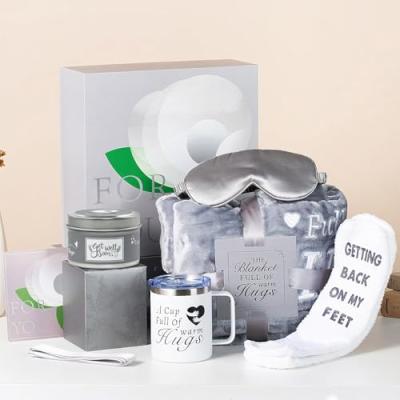 Wellbeing Gift Set with Lavender Candle