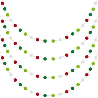 Belle Vous Felt Ball Garland