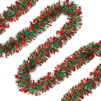 Belle Vous Christmas Tinsel Garland