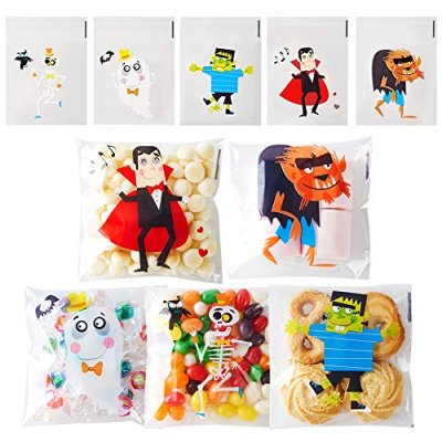 VEYLIN Cellophane Cookie Bag, 250 Pieces Clear…