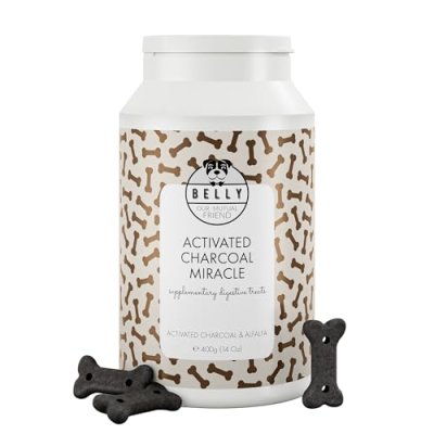 Belly Activated Charcoal Dog Biscuits
