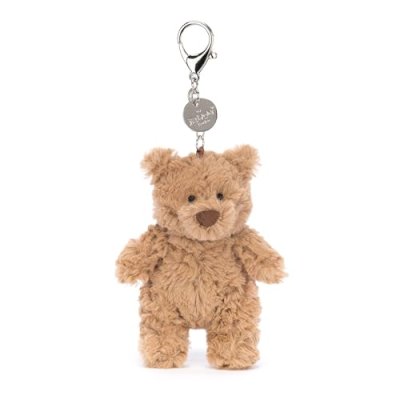 Jellycat Bartholomew Bear Bag Charm - L: 5 cm x l…