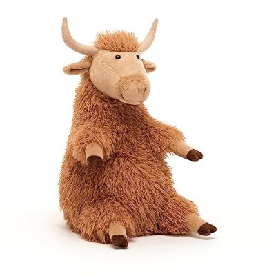 Jellycat Herbie Highland Cow - L: 14 cm x l: 14…