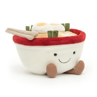 Jellycat Amuseables Ramen Stuffed Toy, 6.5 inches…