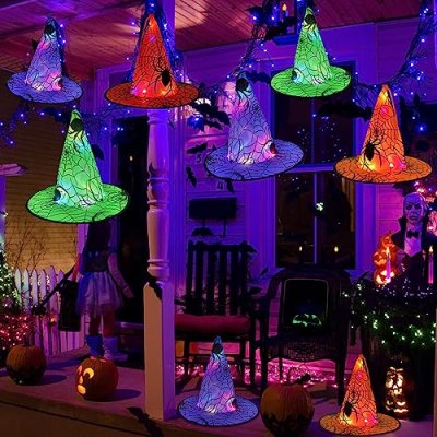 Welodorir Glowing Witch Hat Set
