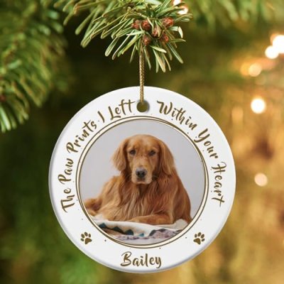 Bemaystar Personalized Dog Memorial Christmas…