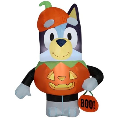 Gemmy Halloween Inflatable Bluey in Jack O'…