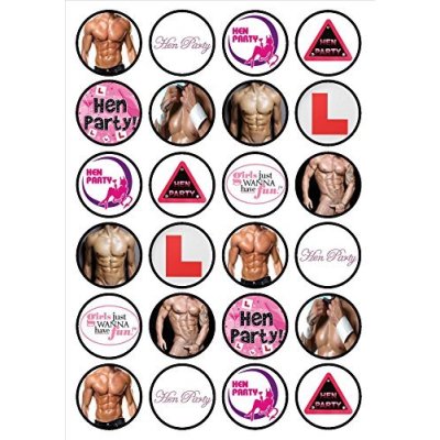 Hen Party Cupcake Toppers