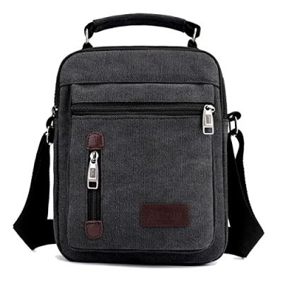 A-QMZL Men's Canvas Messenger Bag