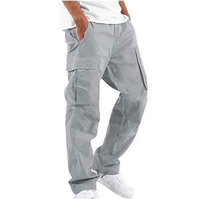 YAOHUOLE Men's Cargo Trousers