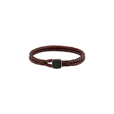 BOSS Men's Leather Bracelet